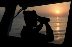 中国海警在我国黄岩岛海域开展日常训练（5）