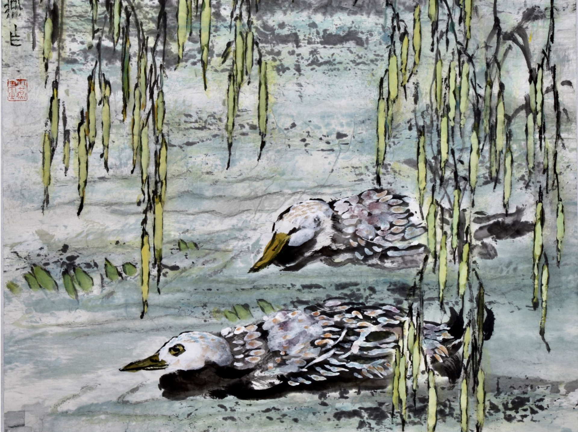 从洪湖公园到莫奈湖畔，她架起中法艺术交流的桥梁