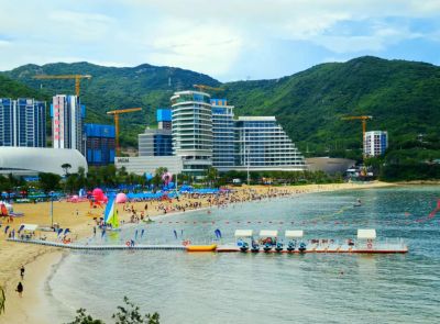 深圳小梅沙看海，市民端午假期出游新热点