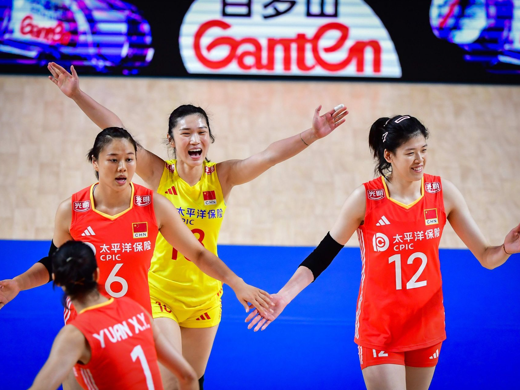 中国女排排名重返亚洲第一