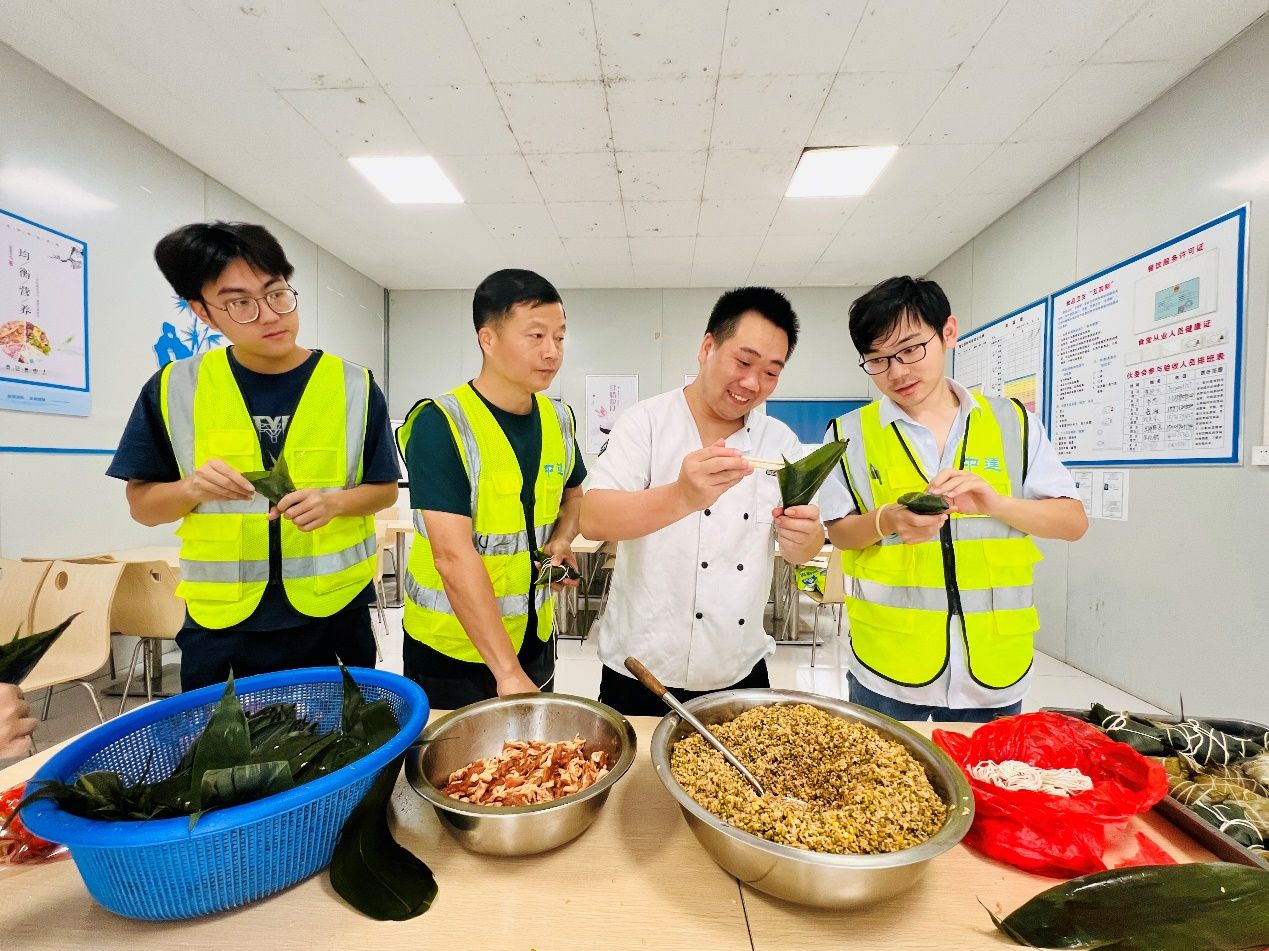 “粽”情端午，深圳工地建设者暖心过节