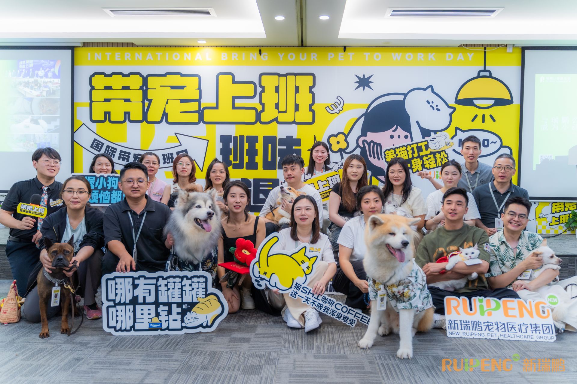 新瑞鹏举办“带宠上班日”活动，践行动物福利与员工关怀