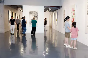 “大鹏起处是梧桐——2024书画作品邀请展”在罗湖美术馆开幕