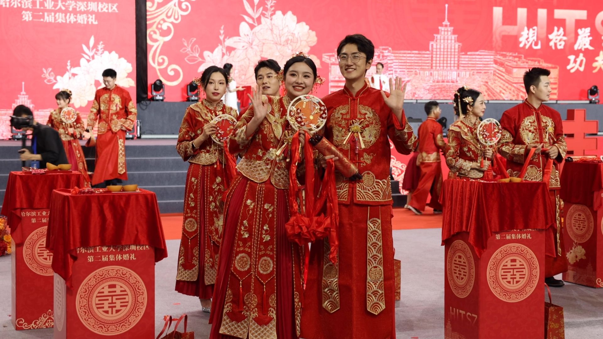 情定哈工大！深圳校区第二届集体婚礼全程高甜