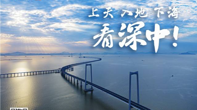 预计本月通车！带你上天入地下海看深中通道