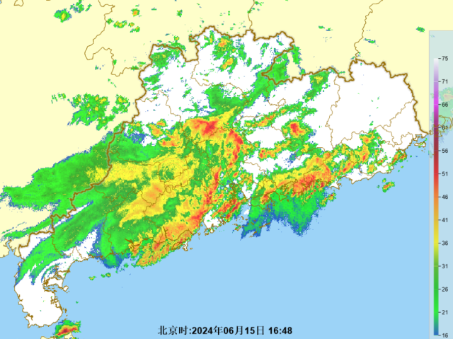广东多地雨量进入全国前十，大范围降雨继续覆盖珠三角等地