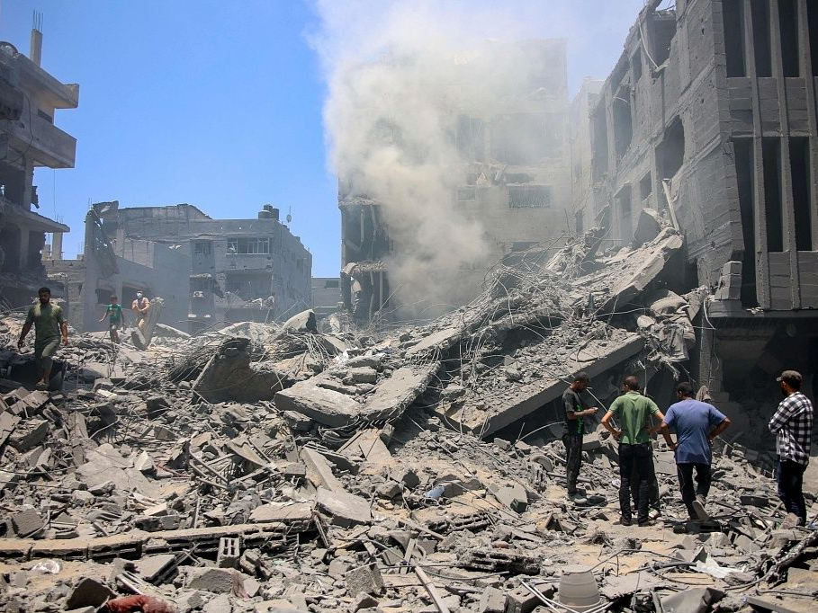 本轮巴以冲突已致加沙地带37598人死亡