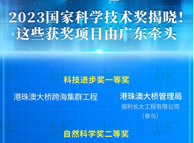 牵头14项、参与完成39项！国家科学技术奖广东获奖名单来了
