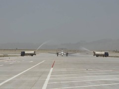 中国援巴基斯坦瓜达尔新国际机场开展校飞试验