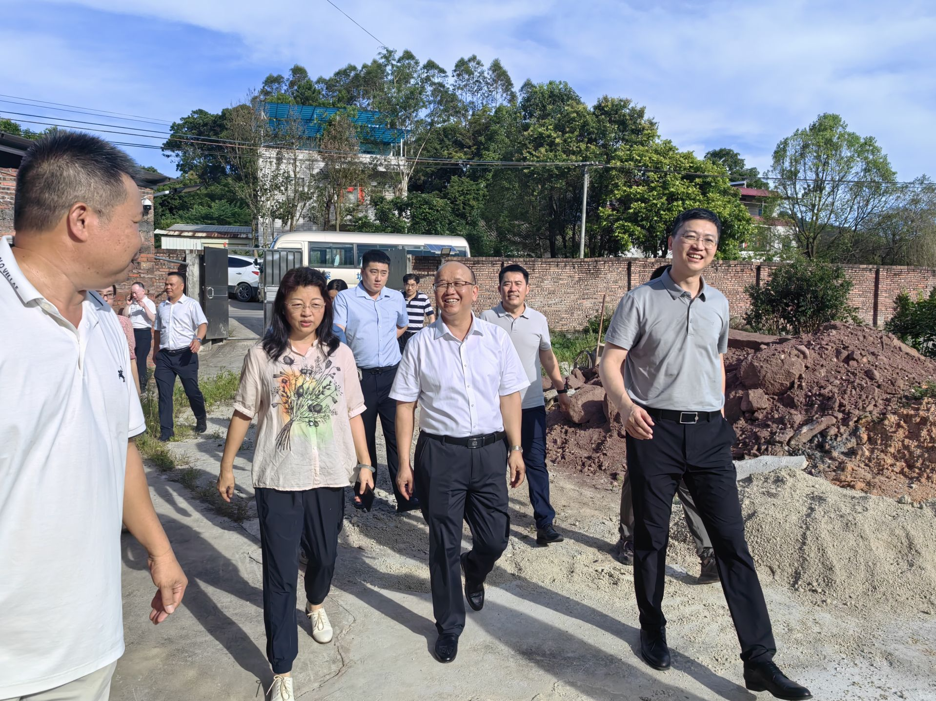 市直机关工委领导赴河源古竹调研乡村振兴工作
