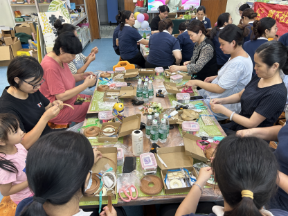 “指尖生花·织就美好”—朗下社区开展传统竹编进社区活动