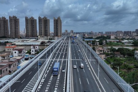 中山南三公路新沙大桥恢复双向通行
