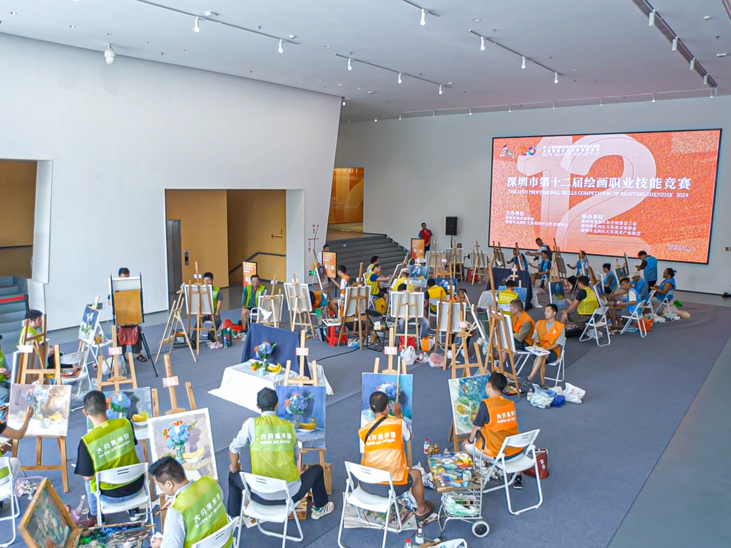 展现深圳绘画艺术领域勃勃生机！深圳市第十二届绘画职业技能竞赛圆满举行