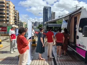 兰花社区携手区妇幼保健院开展免费乳腺癌筛查活动