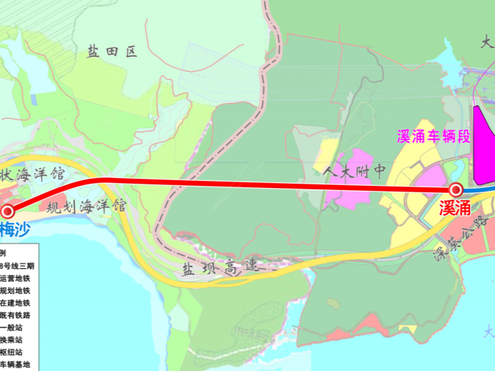 福田⇌大鹏地铁可达！预计建成通车时间是...... 