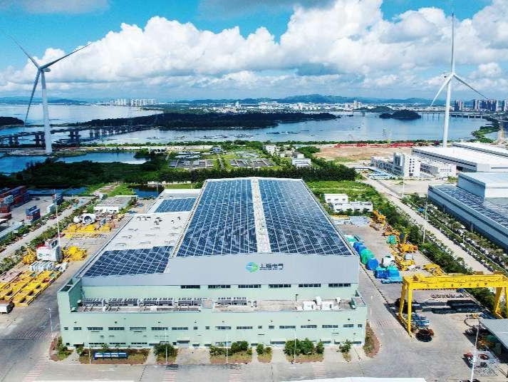 全球首台18-20MW级风储荷网机组在汕头下线