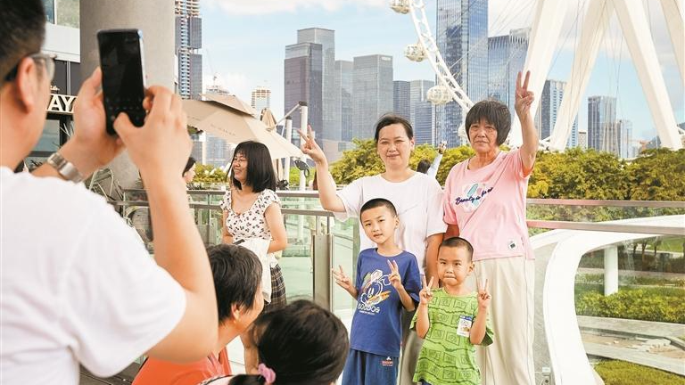 深中通道开通 欢乐港湾成中山江门市民来深首选打卡地