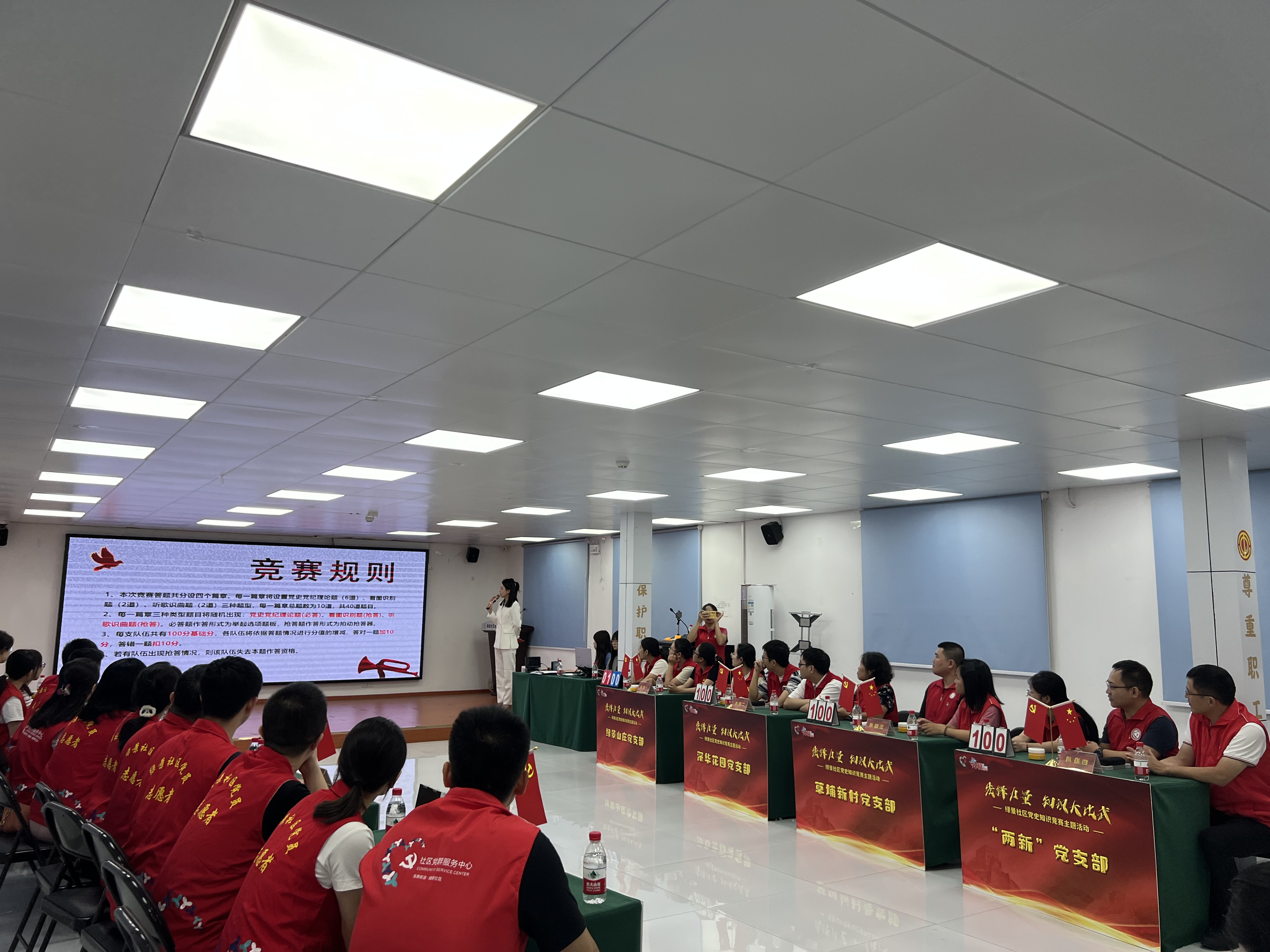 （先不发！罗湖，创享东晓-基层党建）绿景社区开展党史知识竞赛