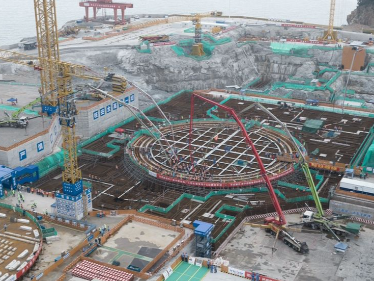 中广核福建宁德核电站5号机组主体工程开工