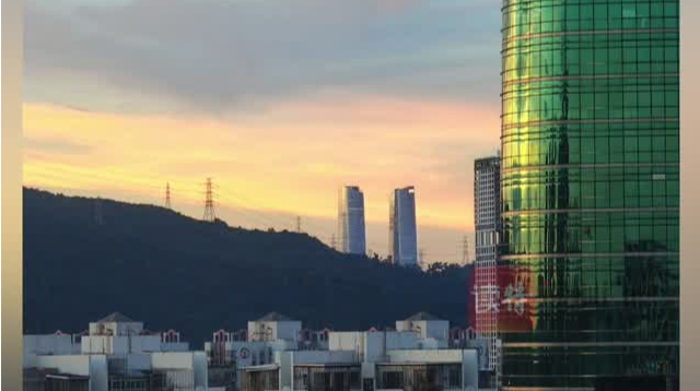 叮叮叮！快来查收今日份深圳绝美落日晚霞