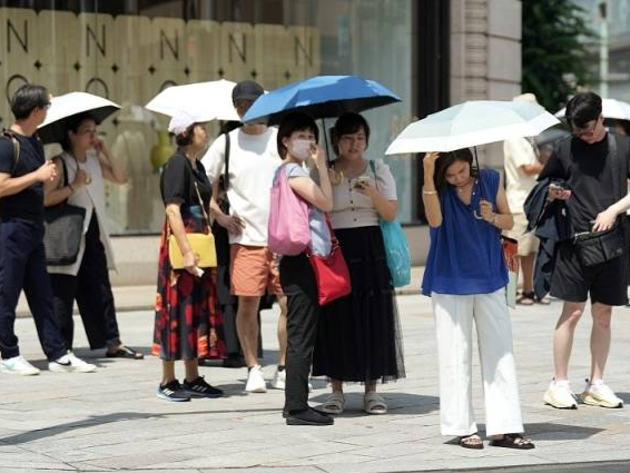 日本东京一日内已有185人因中暑被送医