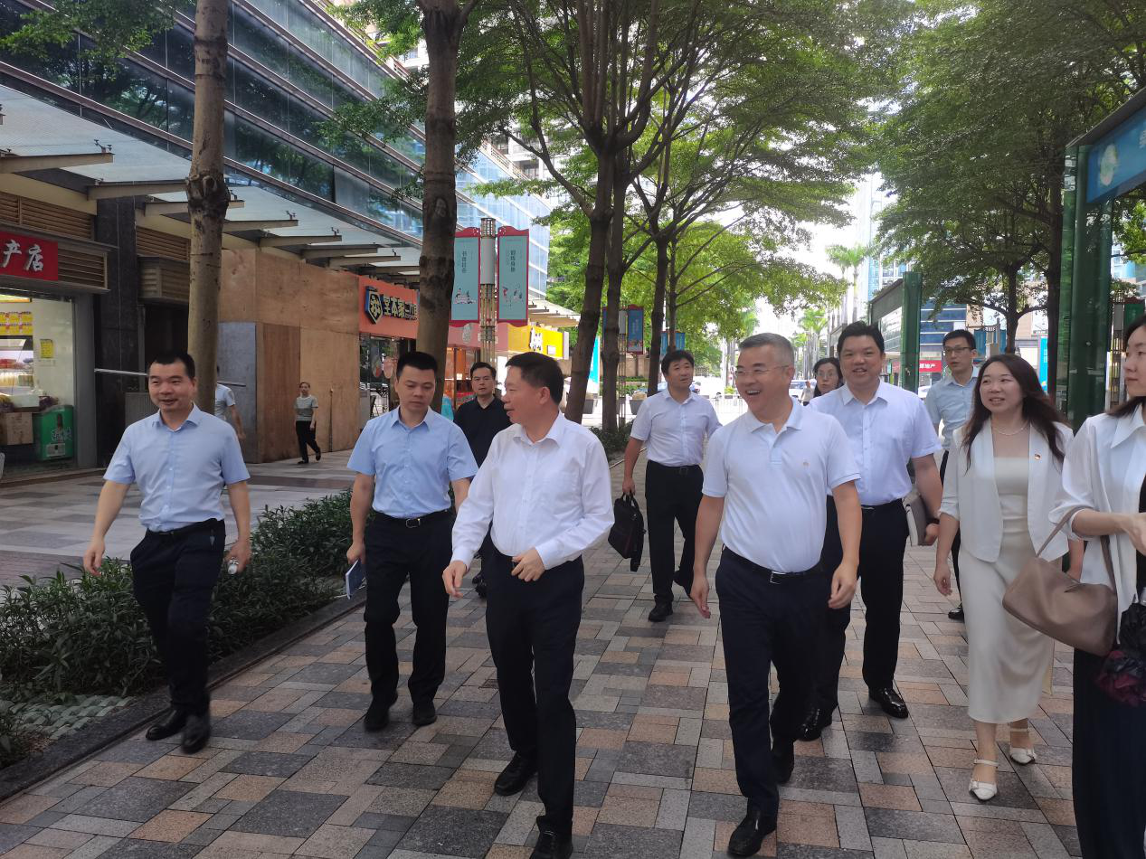 市委社会工作部到福田区调研“党建引领现代活力小区”建设工作