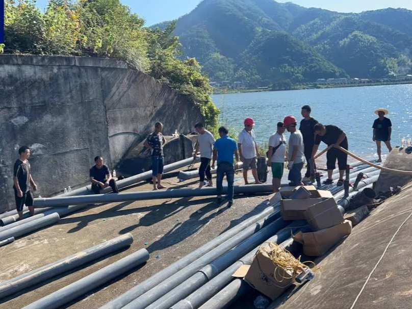湖南平江县九峰水库大坝渗漏险情得到有效控制