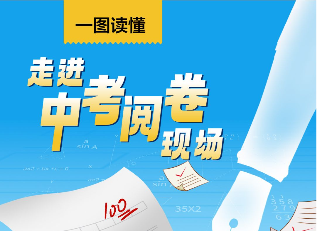一图读懂丨深圳特区报带你走进中考阅卷现场