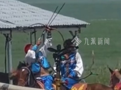 无人机在内蒙古一景区“黑飞”，被表演者射箭击落