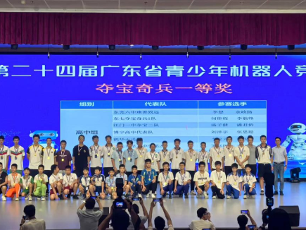 集齐金银铜！东莞代表团在省青少年机器人竞赛取得佳绩
