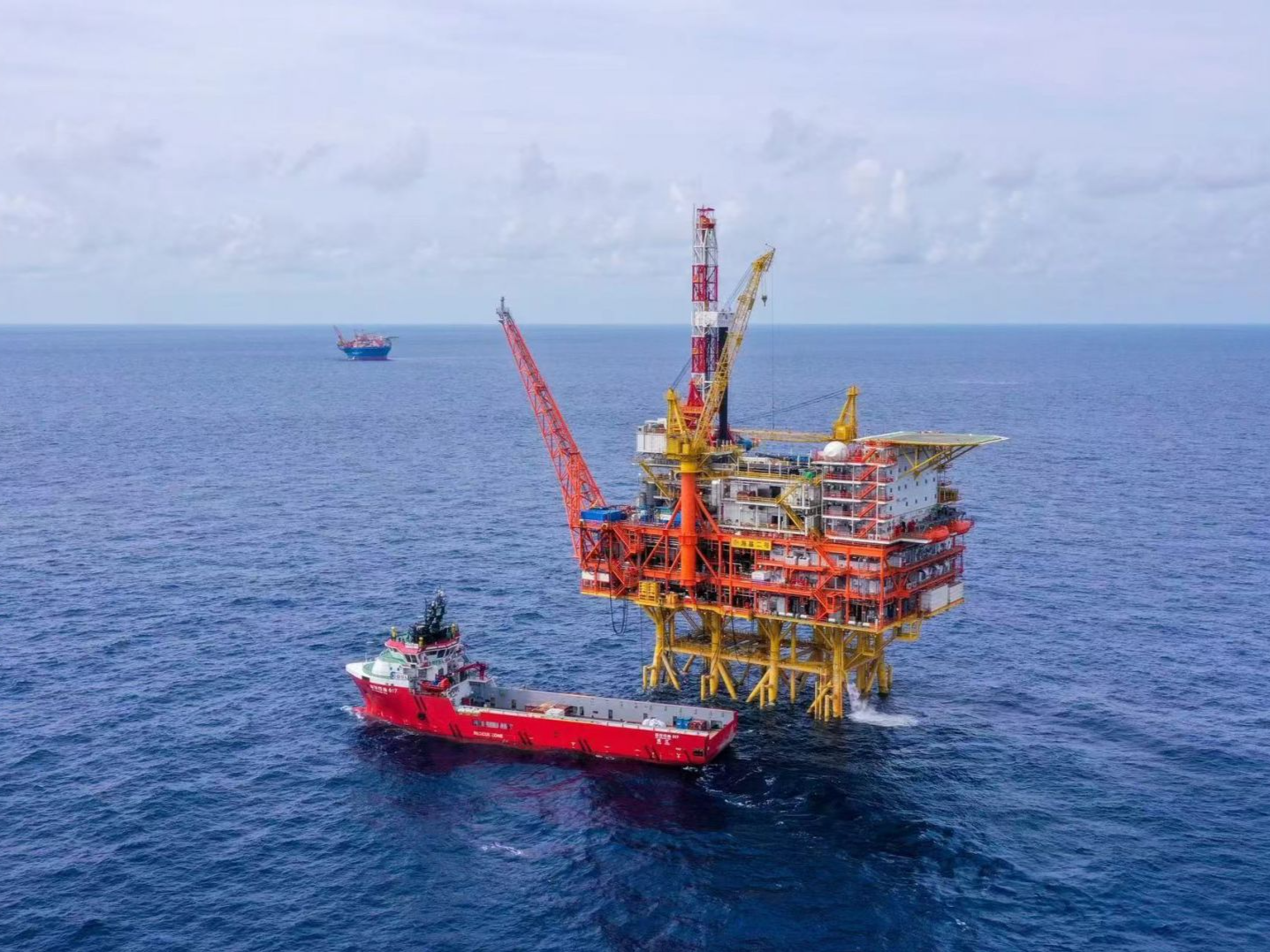 “海葵一号”“海基二号”实现5G网络全覆盖