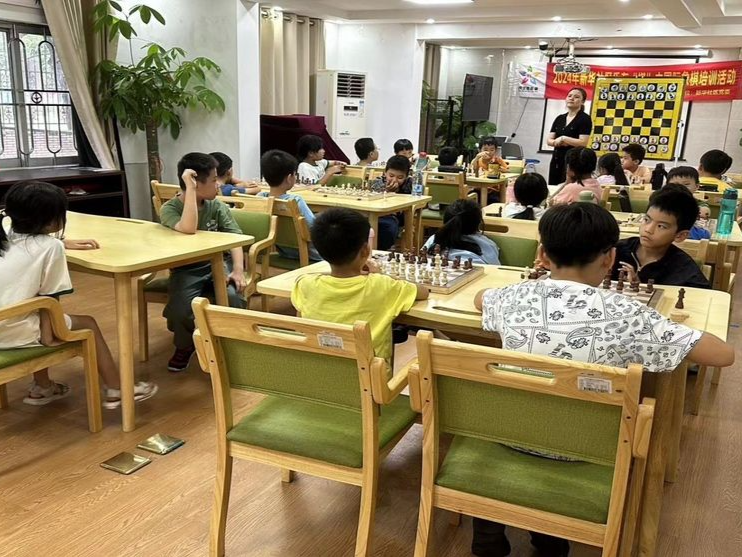 乐在“棋”中，沙头街道新华社区开展国际象棋培训活动