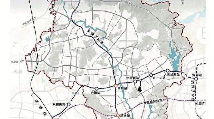 平湖凤岗龙城地铁一线牵