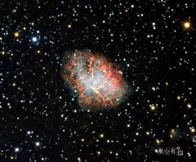 这是2022年2月在云南楚雄拍摄的蟹状星云。（星空摄影师浦石 摄）