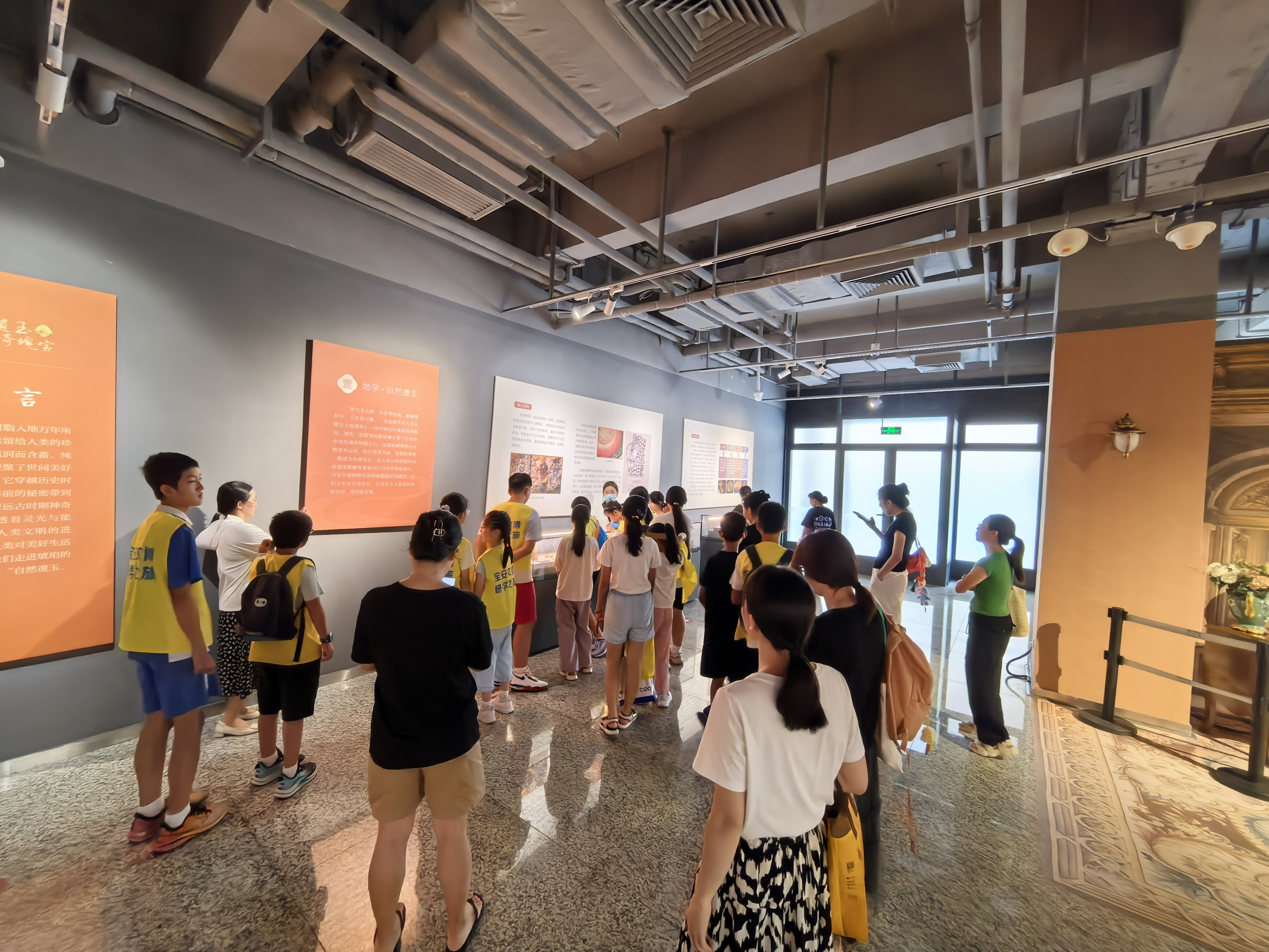 “展览+研学”沉浸式体验，宝安小小“博物官”们走进琥珀的世界