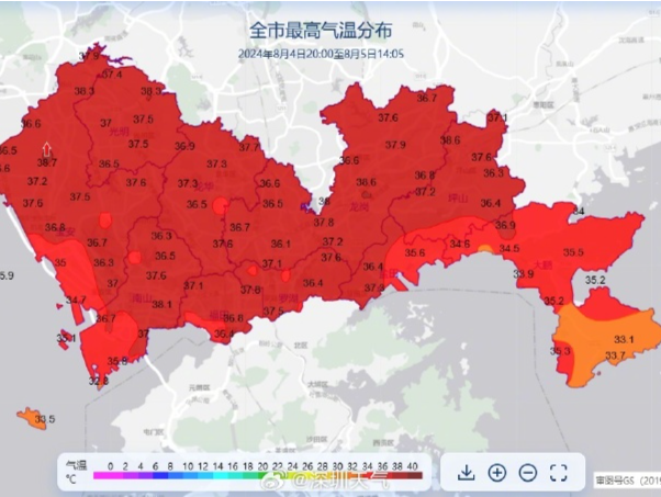 温度记｜主打一个“热带雨淋”！深圳又是“焗”“局”相伴的一天......