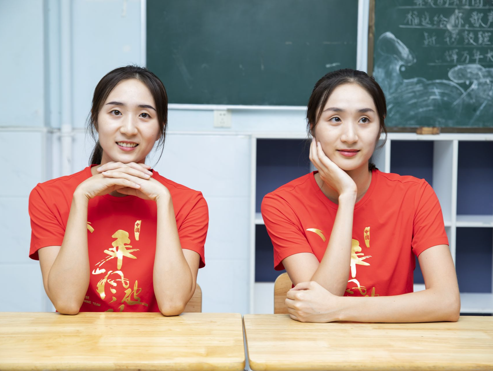 信笺遥寄祝福！南外师生为奥运健儿王柳懿、王芊懿加油