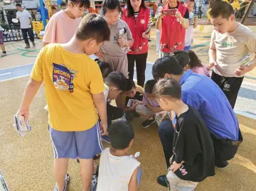 把课堂搬进“海绵”城市公园！园岭街道开展小手拉大手海绵城市科普宣传