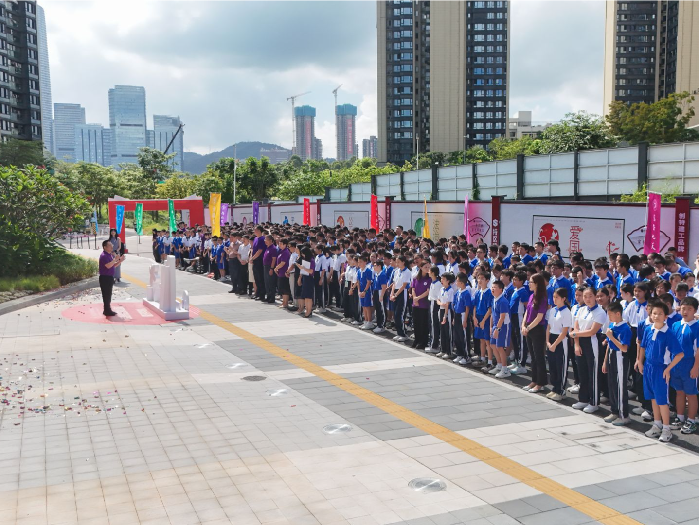 龙华高级中学教育集团民治校区落成启用