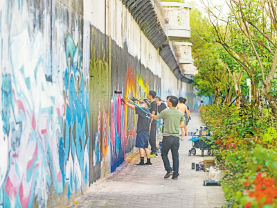 晶报特别报道│涂鸦就像“文化苔藓”，展现城市文化的多样性