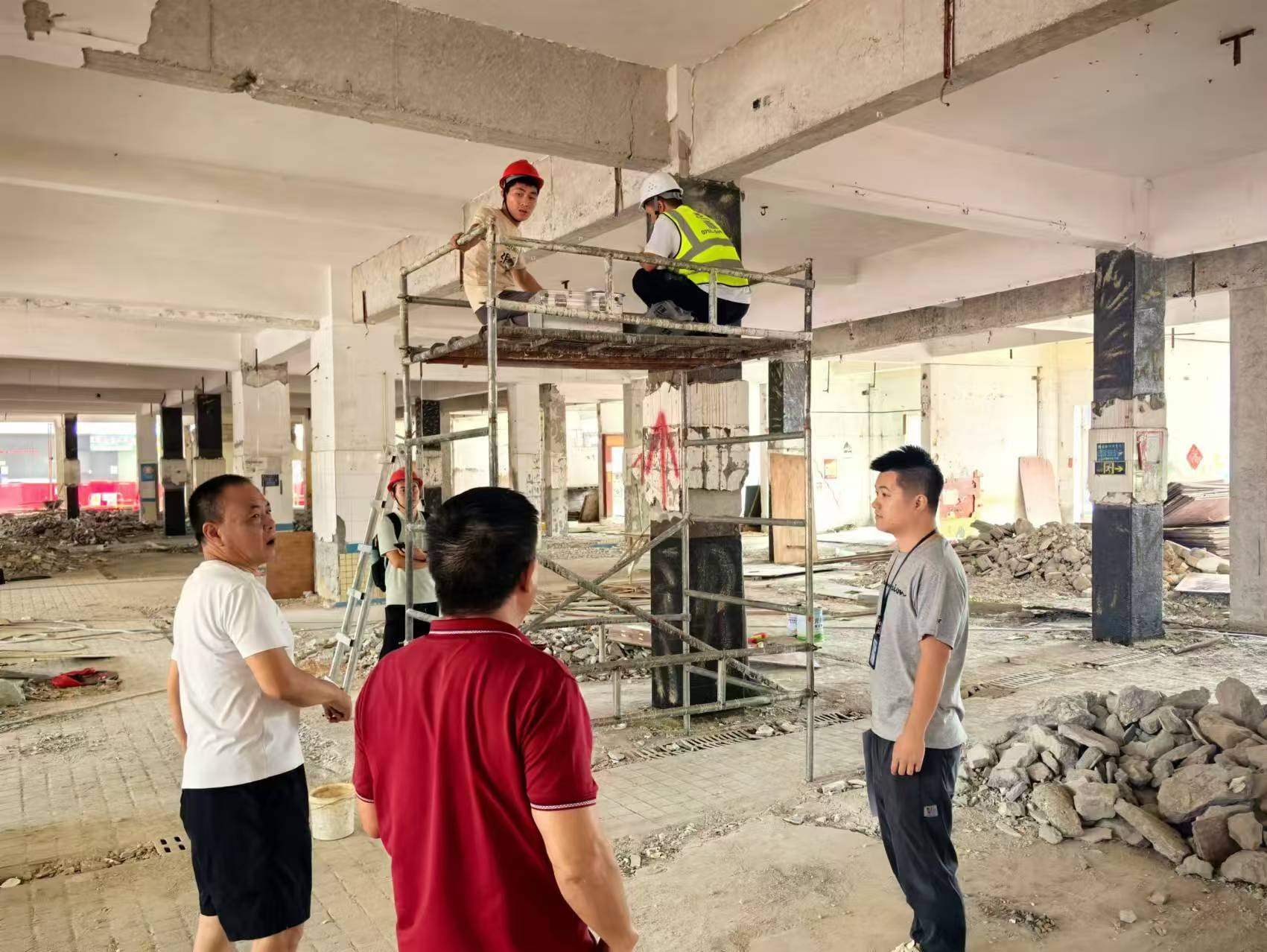 沙浦围社区纪检开展小散工程安全监督检查工作