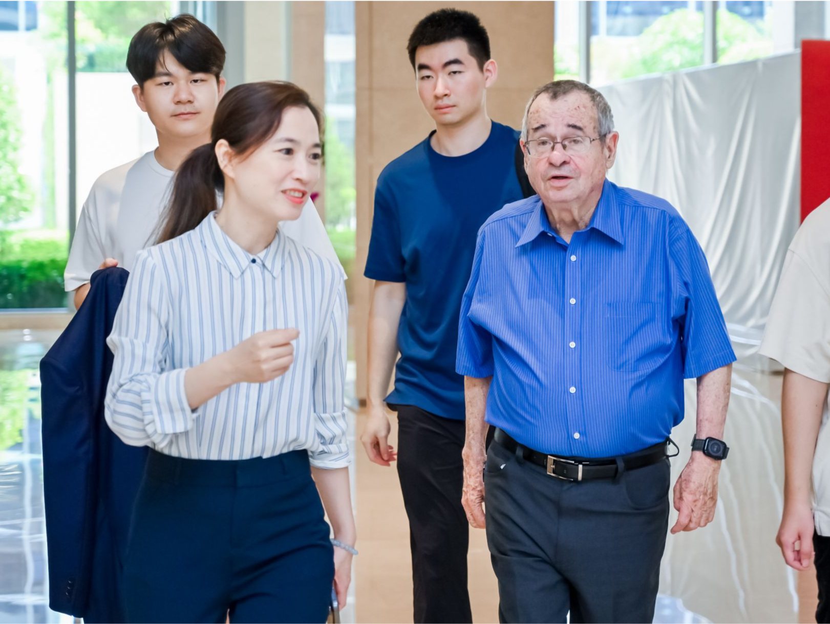 诺贝尔化学奖得主阿里耶·瓦谢尔（Arieh Warshel）来访河套