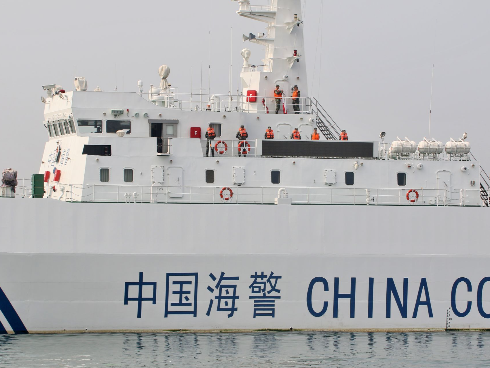 中国海警舰艇编队9月6日在我钓鱼岛领海巡航