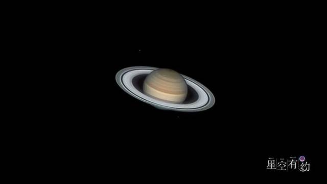 这是2020年7月20日在广东珠海拍摄的土星（特写）。（星空摄影师周志伟 摄）