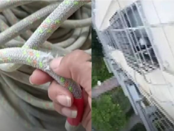 女子12层高空作业遭老太割绳，合肥警方通报