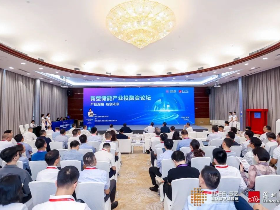 2024年国际数字能源展 | 资本“活水”助力深圳储能产业加速发展