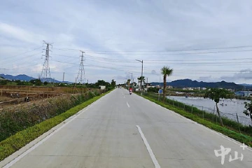 中山板芙东堤路广福段通车“满月”，铺就乡村振兴“幸福路”