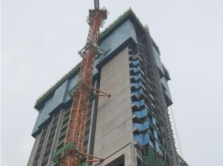 中建一局二公司马田南庄项目主体结构迎来封顶
