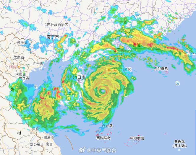 台风“摩羯”逼近，湛江提醒居家避风：人不出门，车不上路