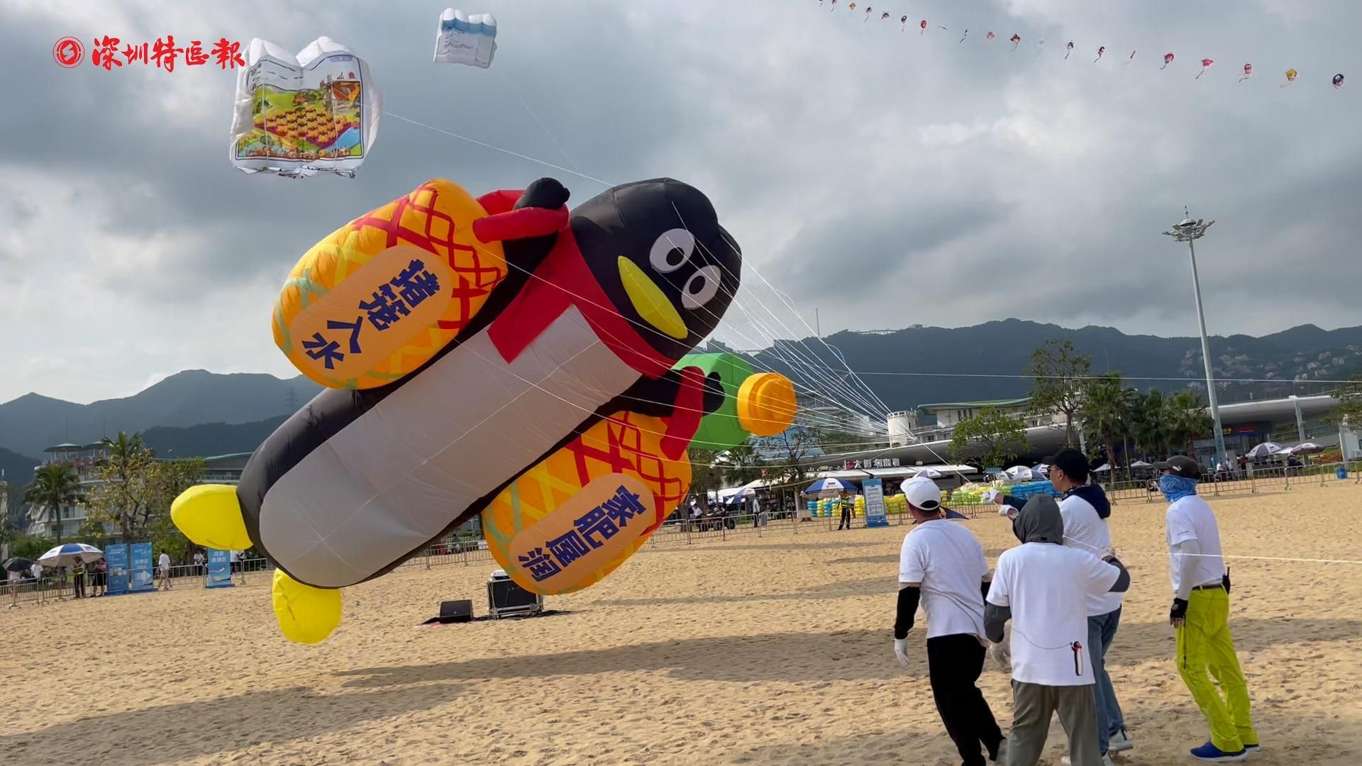 中秋前夕，大梅沙公园“长鹅”起飞！